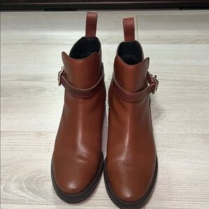 Topshop Brown Ankle Boots